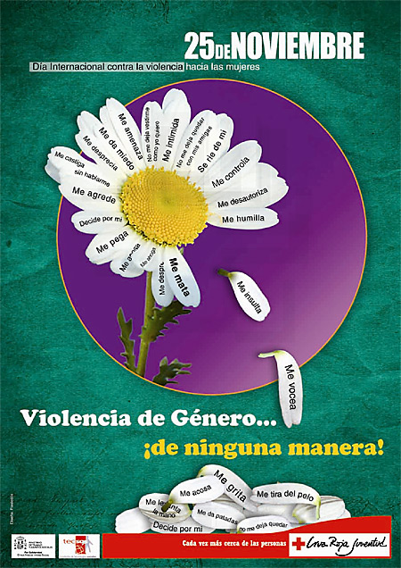 Poster de la Campaña Contra la Violencia de Género